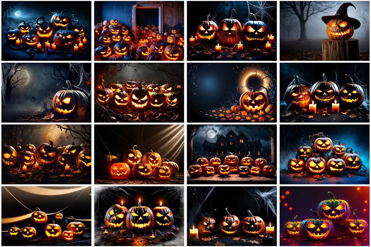Jack O Lantern Wallpaper, a Background Graphic by Forhadx5 (Photo 8 of 8)