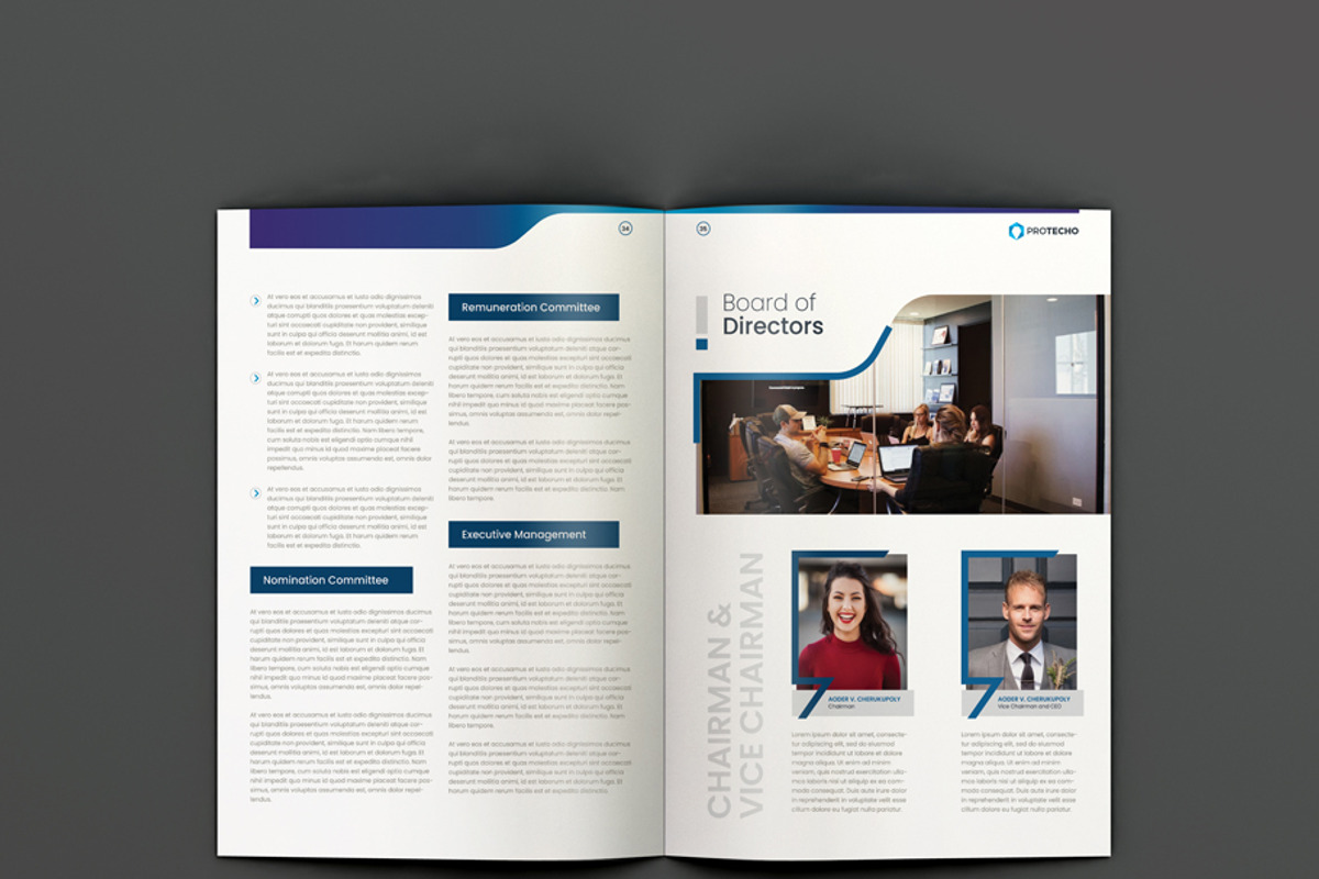Annual Report, a Brochure Template by xnorpix (Photo 18 of 25)