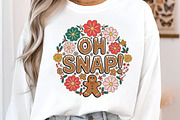 Oh Snap! Png, Funny Gingerbread Png, an Illustration by Designking (Thumbnail 3 of 6)
