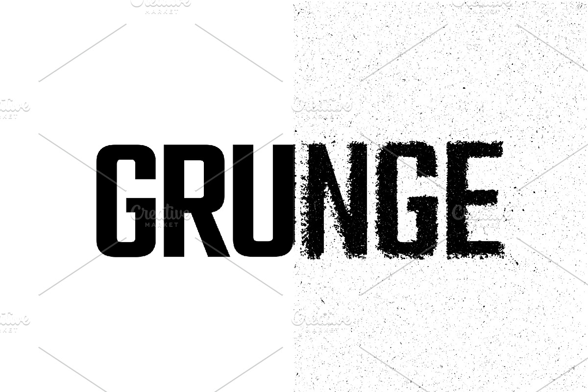 Grunge Text Effect, a Layer Style Add-On by alexdndz (Photo 2 of 2)