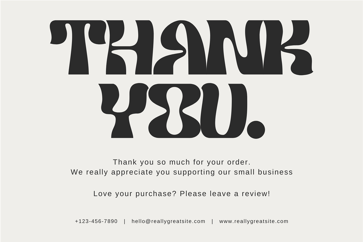 Card Template Thank You, a Graphic by Dheny Designer (Photo 2 of 11)