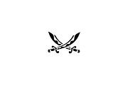 Minimalist Modern Swords Logo, a Branding & Logo Template by Luxury Logos (Thumbnail 3 of 4)