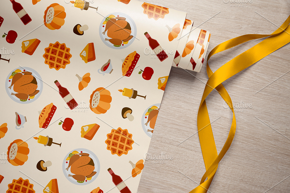 Thanksgiving Day Design Kit, a Seasonal Illustration by Artspace (Photo 7 of 8)