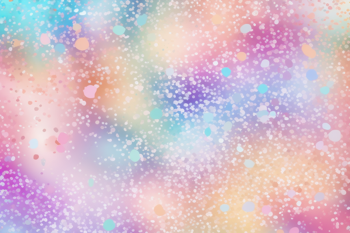 Rainbow Pastel Glitter, a Pattern Graphic by Printable Treasure (Photo 6 of 10)