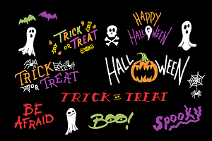 Halloween Lettering Pack