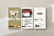 HUGE | Brand Sheets Template, a Presentation Template by ArtisanaAura (Thumbnail 2 of 6)