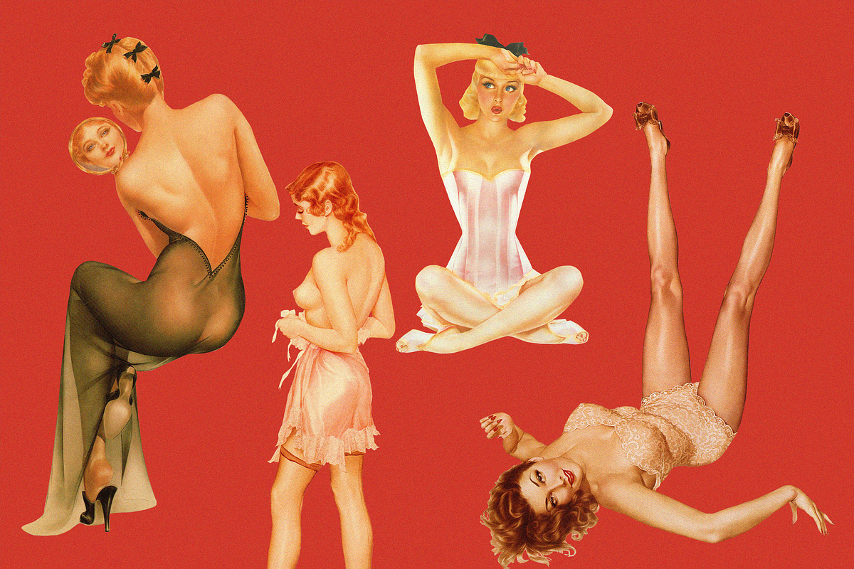 Varga Girls-Vinatge Illustrations, an Illustration by Lilithcollageart (Photo 5 of 8)