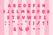 Barbie Love Font, a Font by Fourteen Letter (Thumbnail 4 of 6)