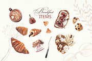 Breakfast Flatlay Collection, a Food Illustration by Scarlet Heath Art (Thumbnail 2 of 12)