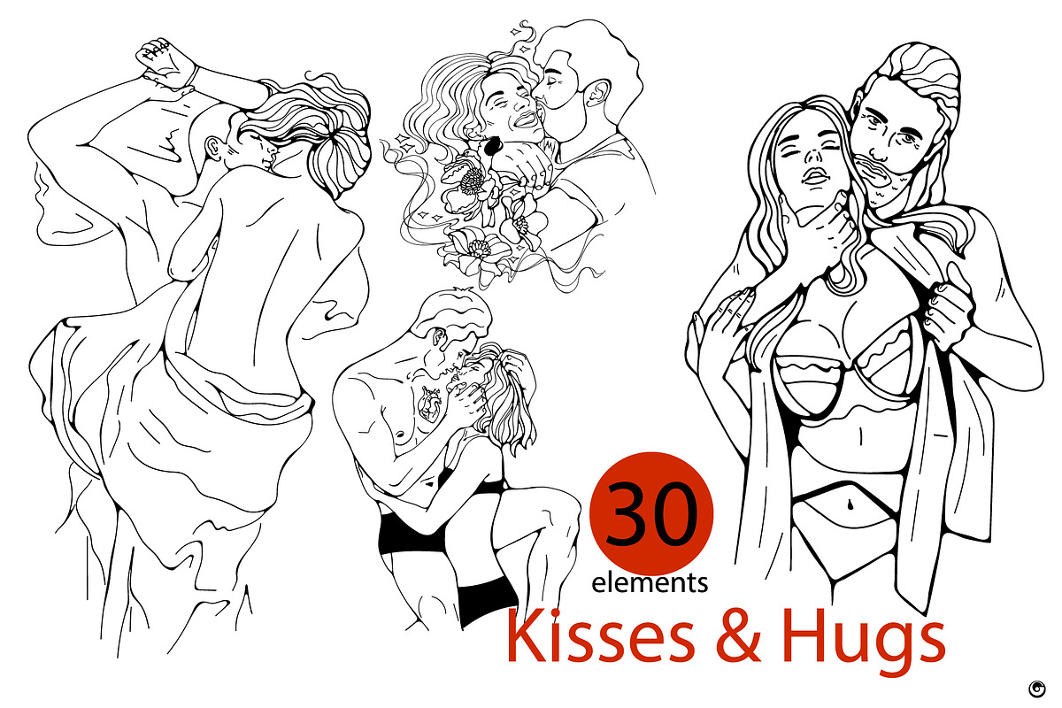 Kisses and hugs, a Person Illustration by Olillia (Photo 2 of 6)