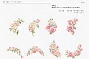 Roses - watercolor flowers, an Object Illustration by ollalya (Thumbnail 3 of 8)