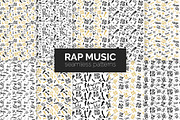 Rap Music Seamless Patterns, a Pattern Graphic by 3Y_Design (Thumbnail 1 of 6)