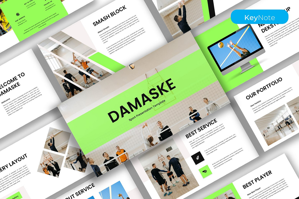 Damaske - Sport Keynote Template