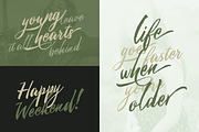 Michelle Brush Script, a Script Font by Littlehand (Thumbnail 3 of 8)