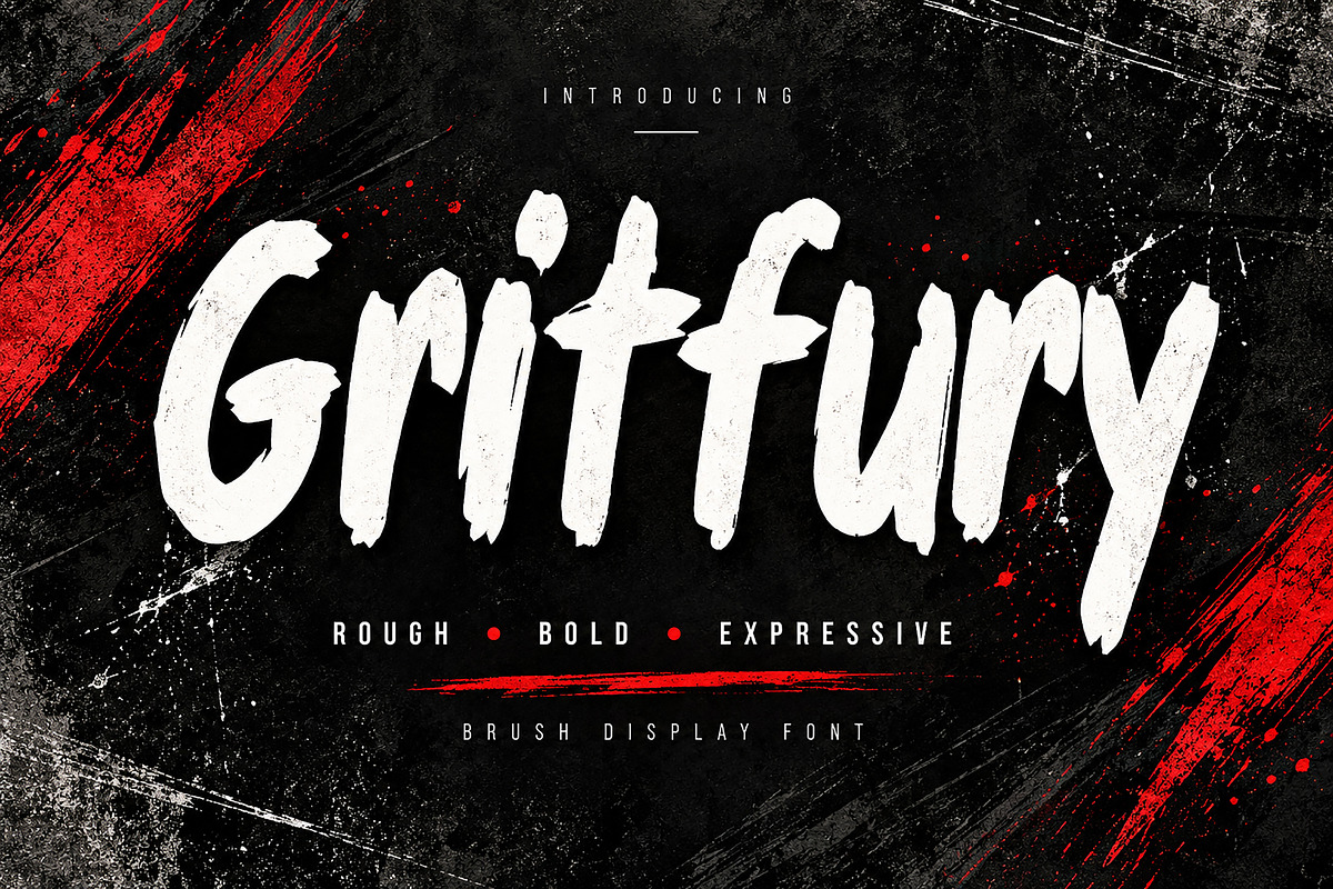 Gritfury, a Script Font by Wow Magic (Photo 1 of 6)