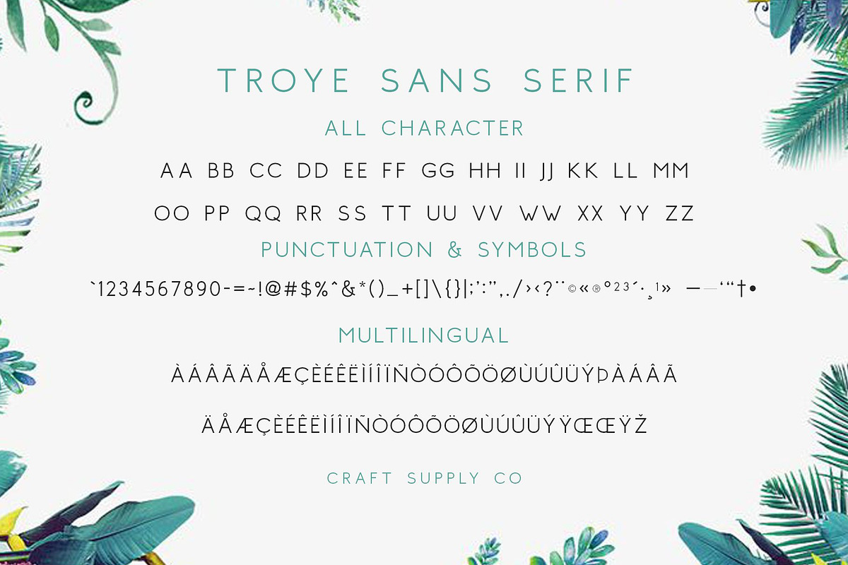 Troye Font Trio - Clean & Luxury, a Serif Font by Craft Supply Co. (Photo 20 of 28)