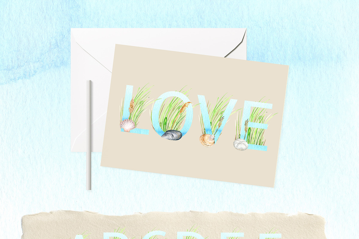 Happy Holidays watercolor set, an Illustration by JennyColorArt (Photo 4 of 7)