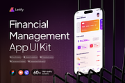 Letify - Money Management App UI Kit, an UI Kit Template by Rafiq | YDN (Thumbnail 1 of 6)