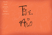 Koto-Letters - Alphabets+cats, a Decorative Illustration by Zooza Art (Thumbnail 7 of 9)