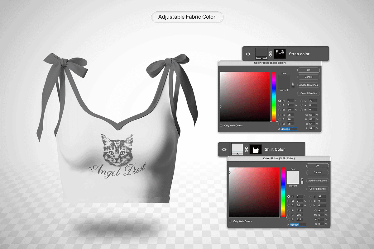 Y2K Women Apparel Mockup, a Shirt Mockup by Mocktopia (Photo 4 of 10)