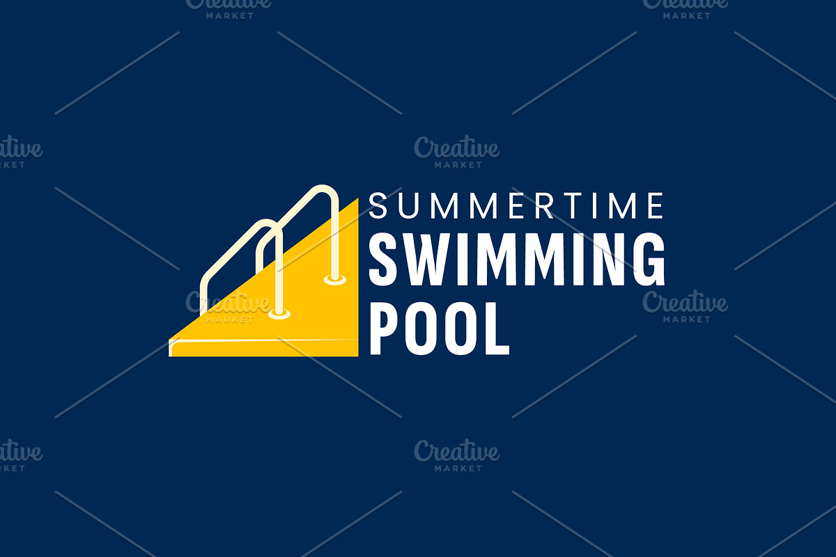 Swimming logo icon illustration, a Branding & Logo Template by Dyn Studio