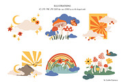 Groovy abstract landscape creator, a Decorative Illustration by LyubovZaytseva (Thumbnail 7 of 18)