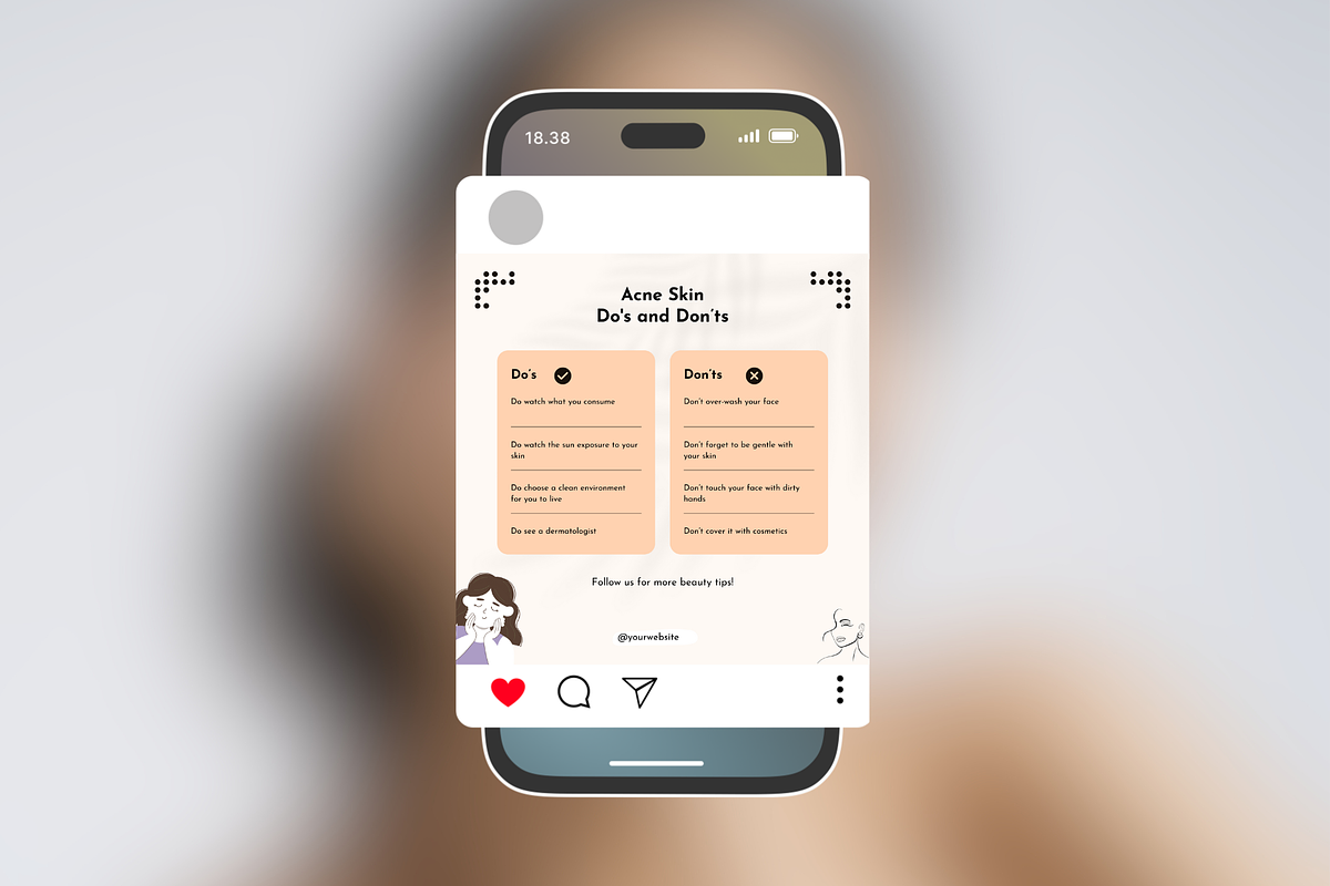 50 Skincare Instagram Templates, a Social Media Template by Adored Templates (Photo 3 of 10)