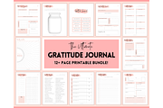 Printable Gratitude Journal BUNDLE, a Templates & Theme by Templatables (Thumbnail 10 of 10)