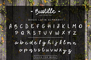 Bustille | Hand-drawn Font, a Script Font by Angelo Knf | Anko Studio (Thumbnail 2 of 10)