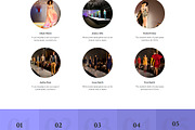Top Model Responsive One Page Theme, a Landing Page Template by IceTemplates (Thumbnail 2 of 3)