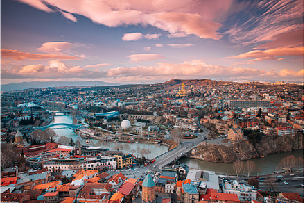 Tbilisi, Georgia. Top View Of Famous, an Architecture Photo by Our Amazing World