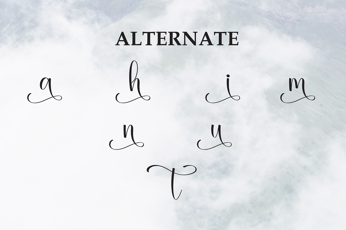 Sublimation | Script Font, a Handwritten Font by Scratchones (Photo 8 of 9)