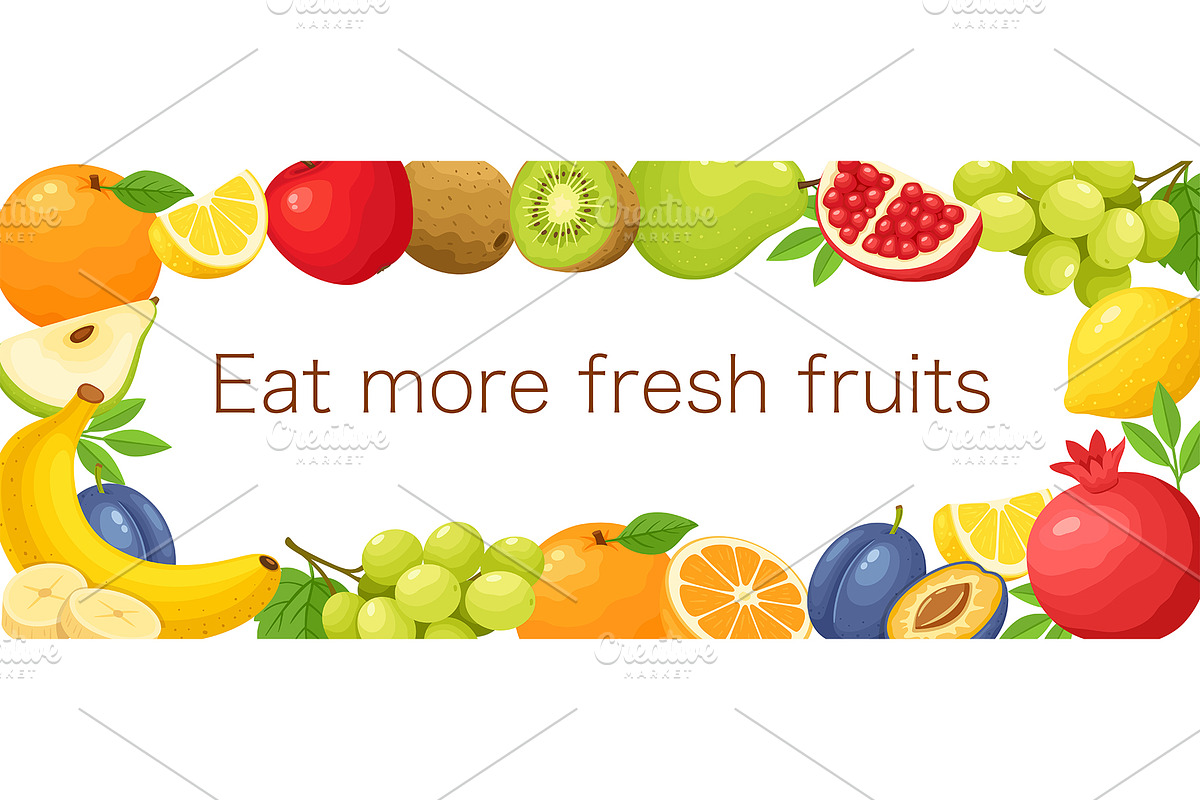 Healthy Eating Fruits Design Kit, a Food Illustration by Artspace (Photo 5 of 9)