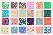 Happy Flowers collection, a Pattern Graphic by Mona Ahmed (Thumbnail 2 of 6)