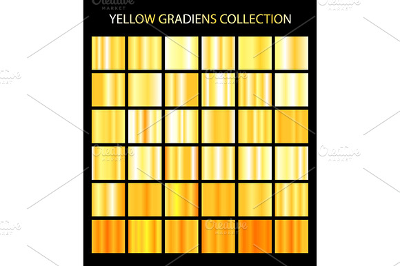 36 Yellow Color Gradients preview 3