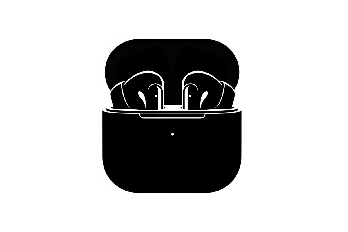 50 Wireless Earbuds Silhouette Icon, an Illustration by abu67222 (Photo 6 of 51)