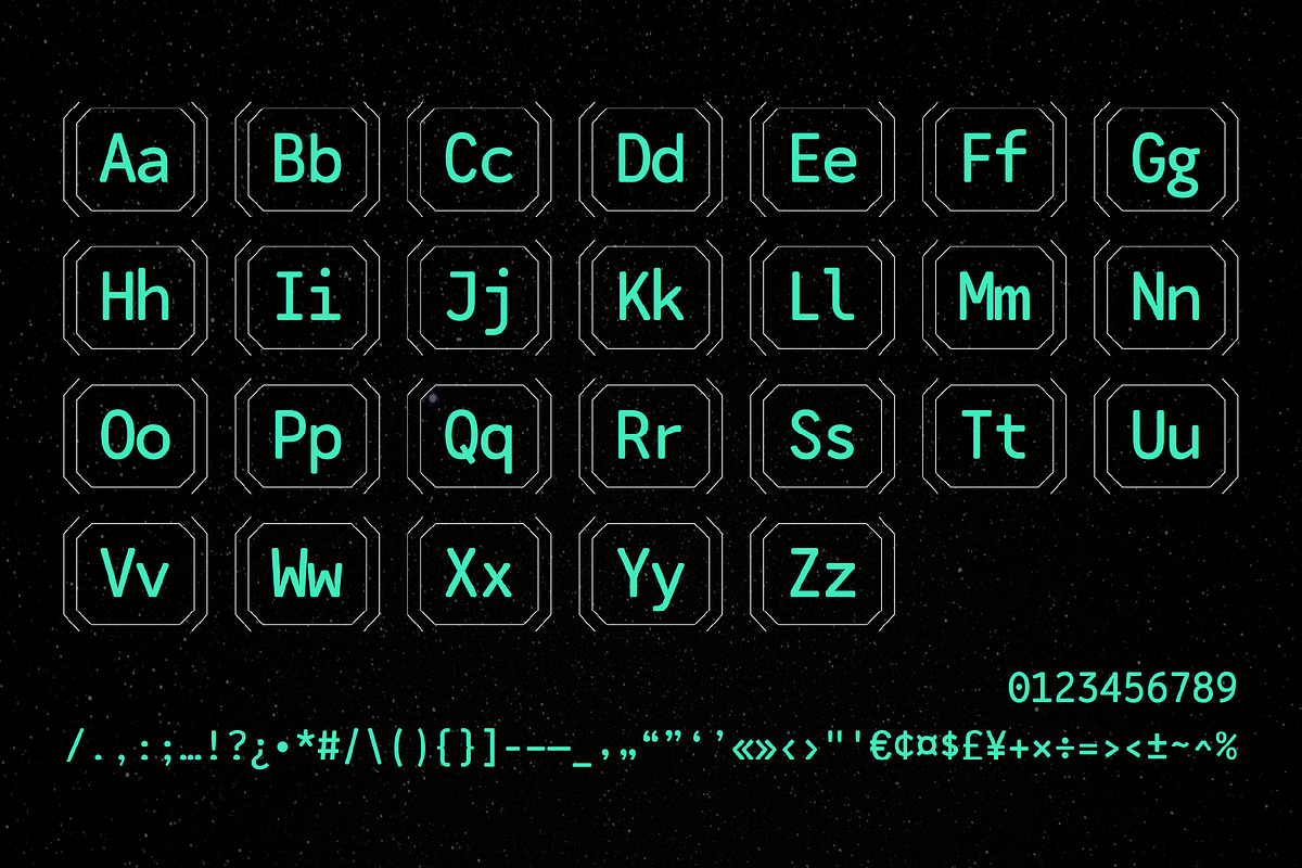 Spacemoid, a Sans Serif Font by graphicook (Photo 3 of 10)