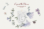 Whimsy Valentine Wedding Watercolor, an Object Graphic by Laras Wonderland (Thumbnail 9 of 11)