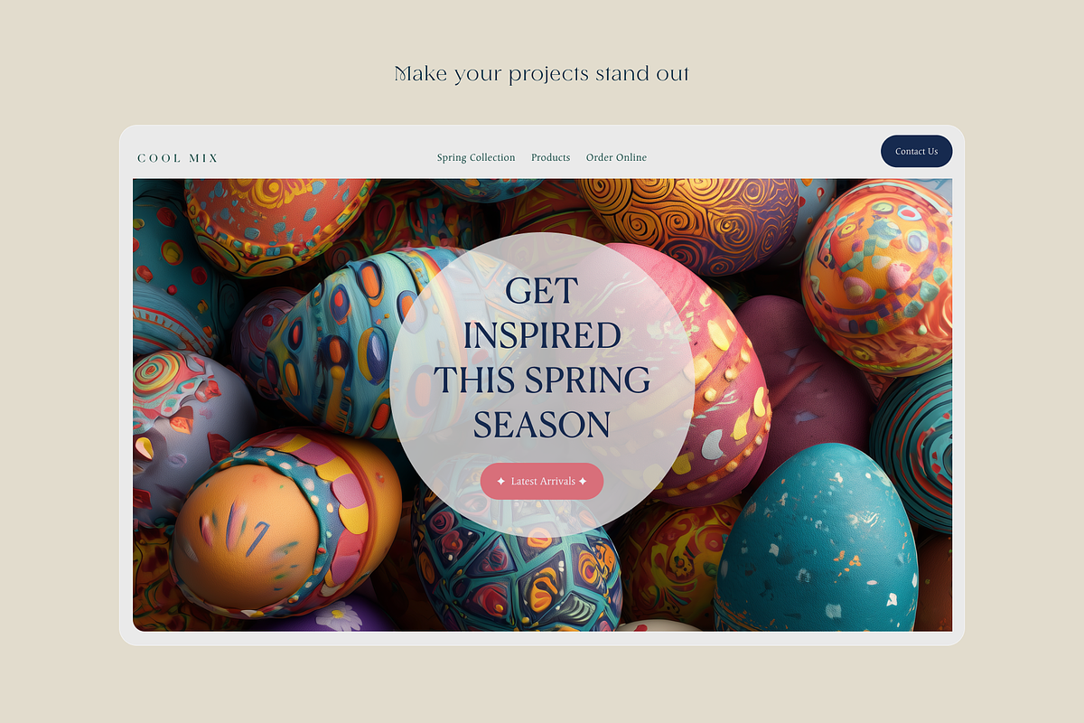 Painted Easter Eggs, a Background Photo by Typedreams.site (Photo 4 of 7)
