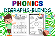 Digraphs and Blends Activities, a Templates & Theme by Premium Digital Templates (Thumbnail 2 of 3)