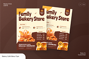 Family Bakery Cafe Menu Flyer, a Flyer Template by Annora Studio (Thumbnail 1 of 6)