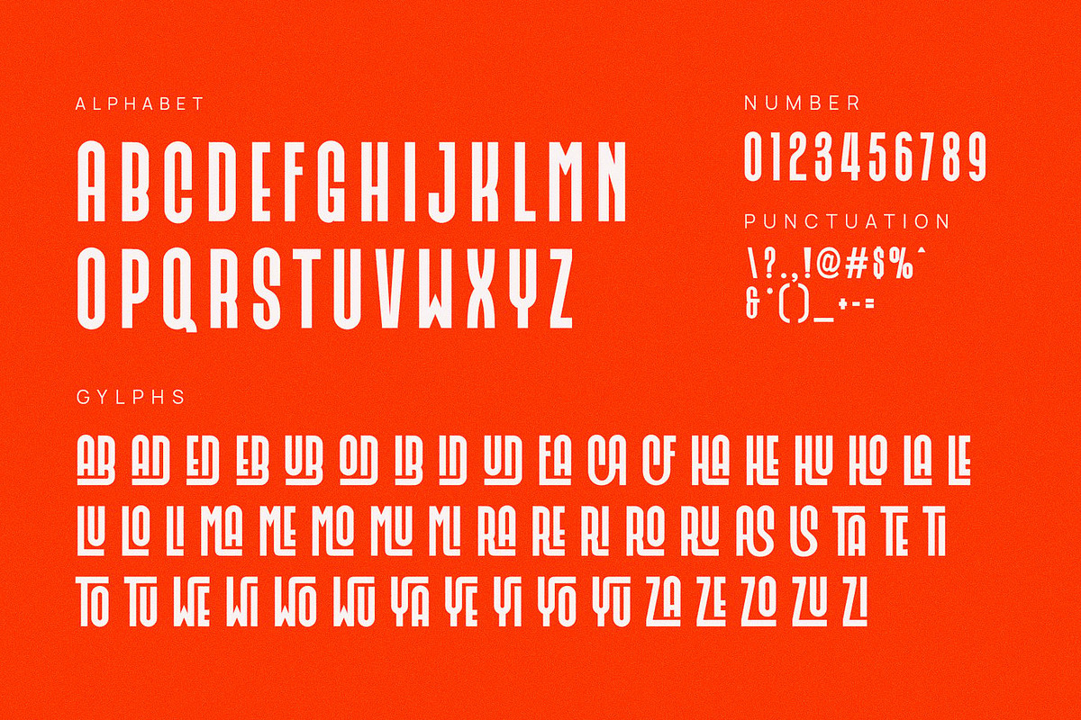 Monica - Modern Sans Serif, a Sans Serif Font by Luna Shop (Photo 3 of 6)