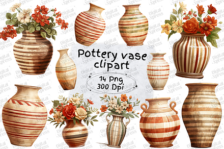 Pottery Vase Clipart