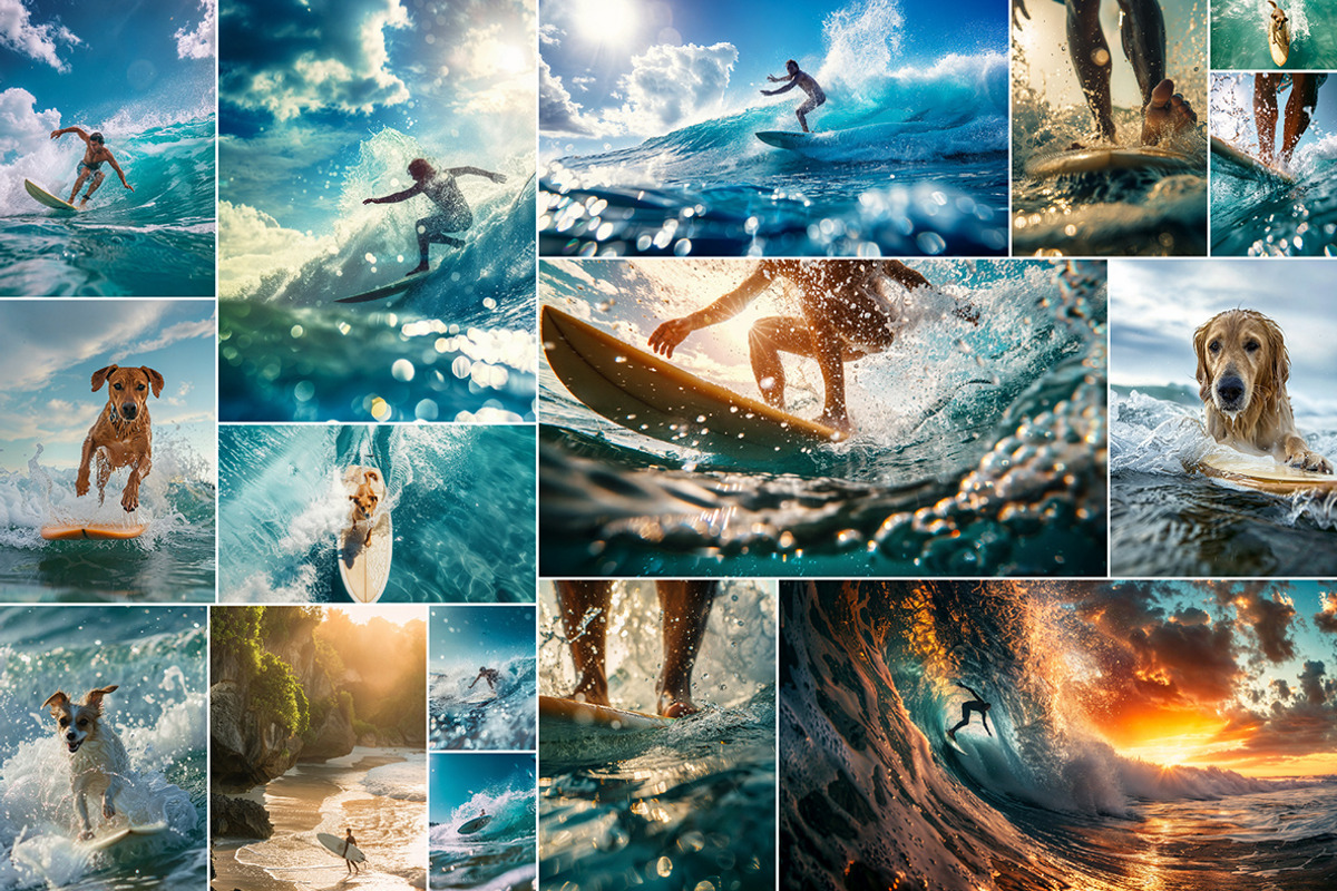 64 Surfing images, a Sports & Recreation Photo by Handmadefont (Photo 4 of 13)