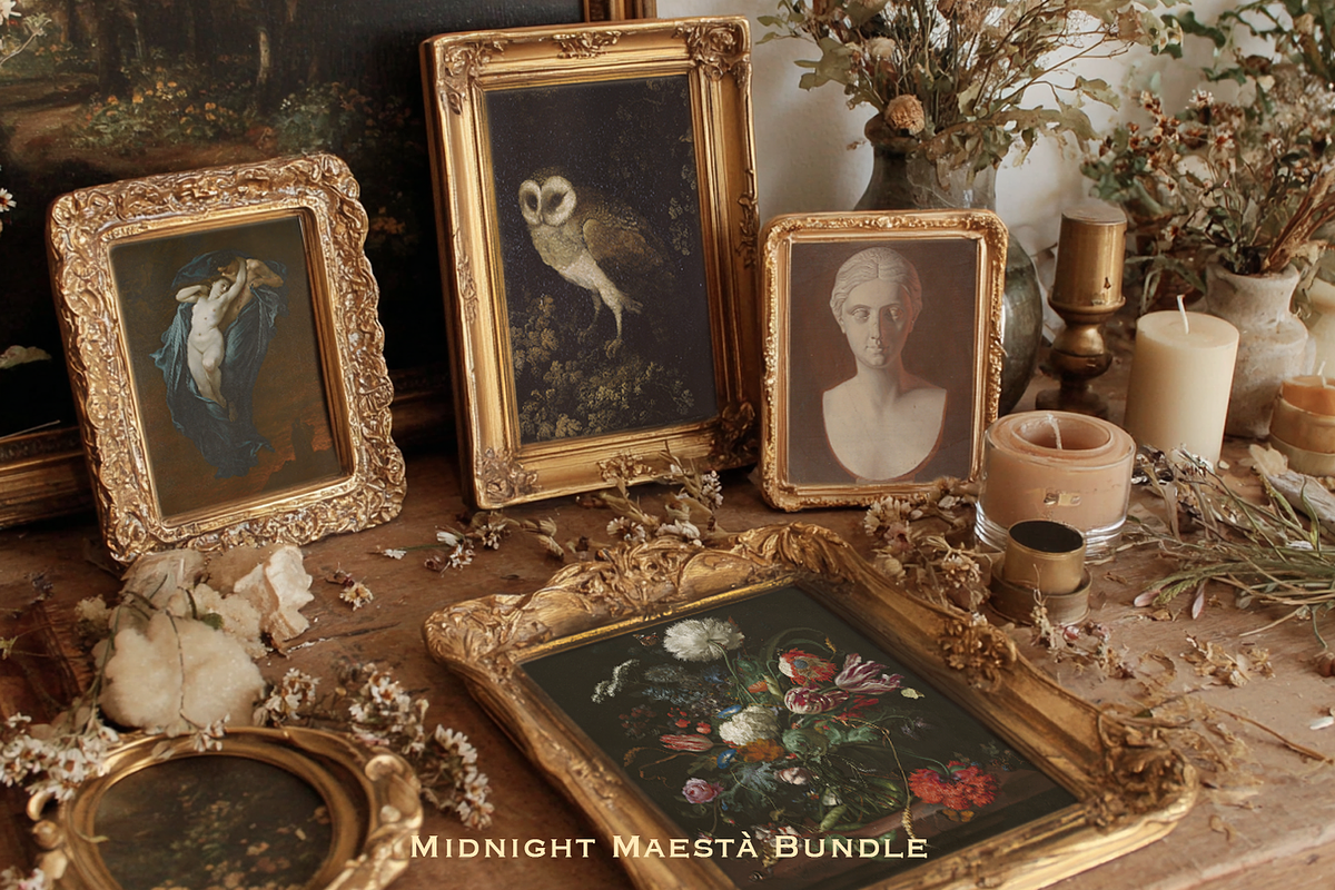 1000+ Midnight Maesta Mega Bundle, a Background Graphic by Digital Museum (Photo 3 of 6)