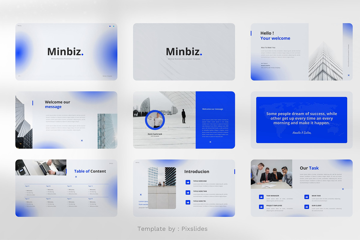 Minimal Business Keynote, a Presentation Template by Pixslides (Photo 2 of 7)