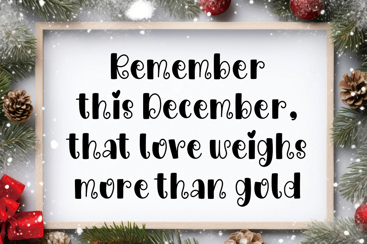 Sweet Christmas, a Handwritten Font by Mozatype (Photo 5 of 7)