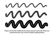 Thick Outline Procreate Brush, a Brush Add-On by Blue Strawberry Studio (Thumbnail 4 of 6)