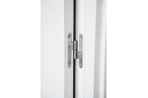 Close-up of metal door hinge on, an Architecture Photo by volodymyrshtun13795