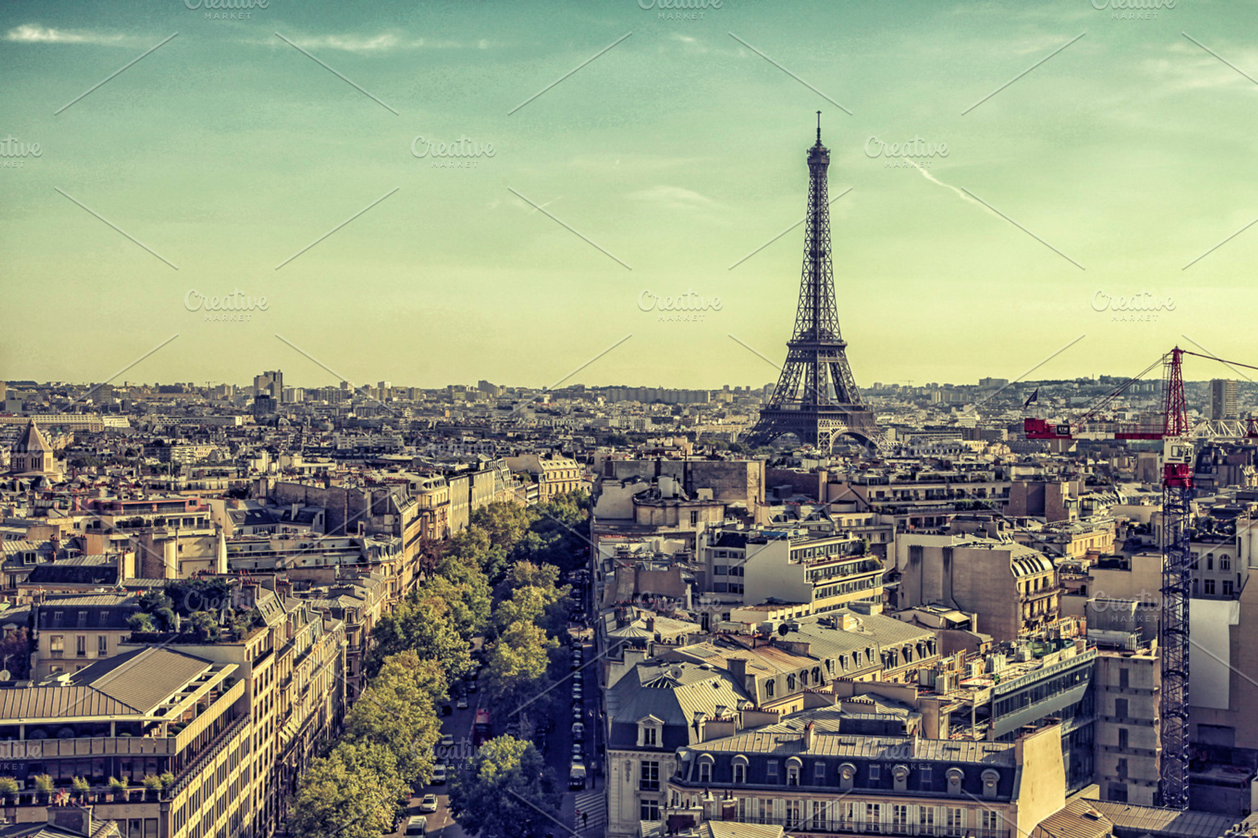 Paris stock photo containing arc and avenue, an Architecture Photo by Patricia Hofmeester